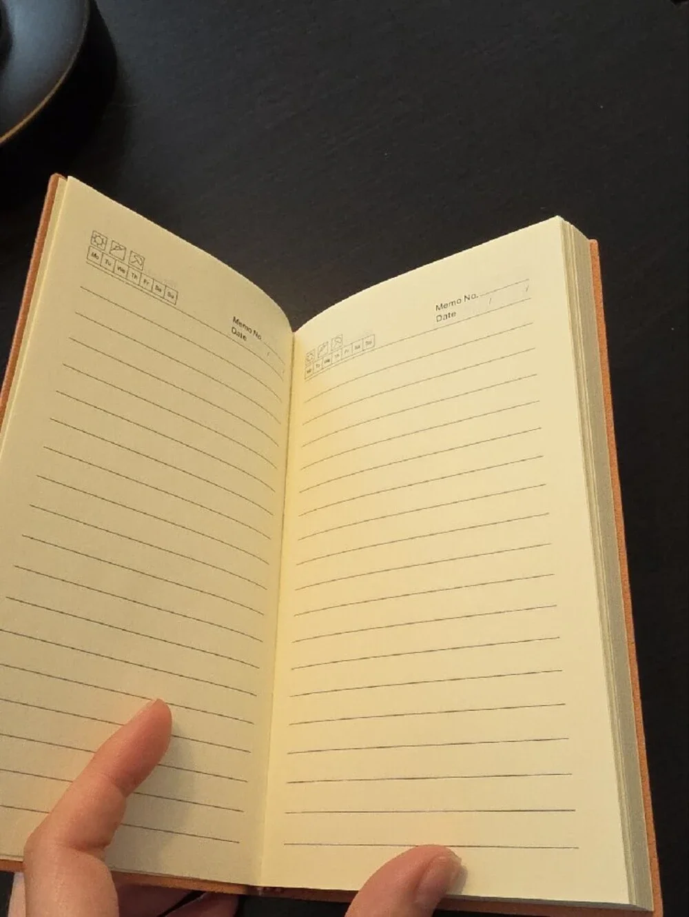 Just One More Chapter Blue Notebook with Gold Foil